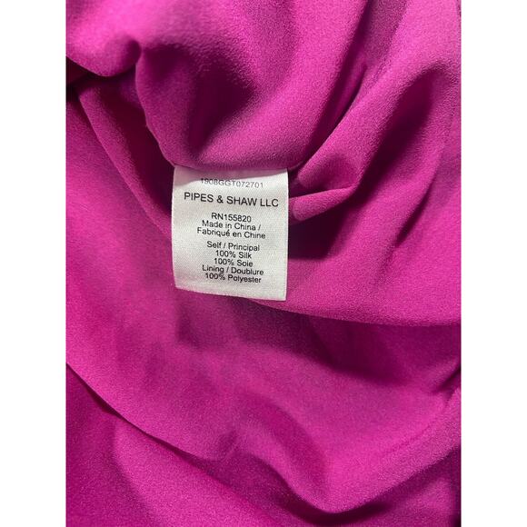 Veronica Beard Silk Verona Floral Mini Dress Womens Size 2 Pink Designer Party - Picture 9 of 15